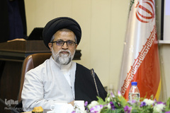 حجت‌الاسلام والمسلمین سیدمهدی سیدمحمدی، سرپرست معاونت فرهنگی سازمان بهزیستی کشور در مراسم اختتامیه طرح «مشکوة»