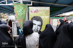 غبارروبی مزار شهدا در آخرین پنجشنبه سال ۱۳۹۷