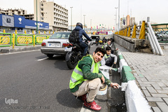 حال و هوای بهاری در شهر تهران
