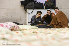 آغاز مراسم اعتکاف در مسجد دانشگاه تهران