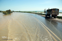 سیل در «آق‌قلا»