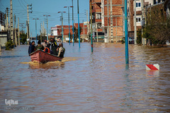 سیل در «آق‌قلا»