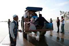 سیل در «آق‌قلا»