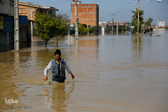 «آق‌قلا» زیر آب