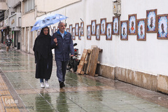 اولین باران بهاری در تهران