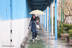 اولین باران بهاری در تهران