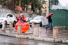 اولین باران بهاری در تهران