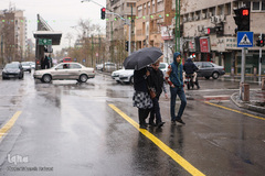 اولین باران بهاری در تهران