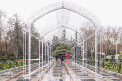 اولین باران بهاری در تهران