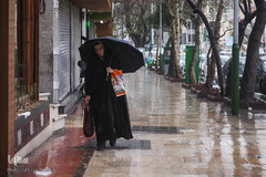 اولین باران بهاری در تهران