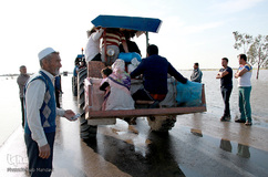 سیل به «گمیشان» رسید