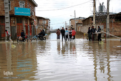 سیل به «گمیشان» رسید