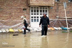 سیل به «گمیشان» رسید