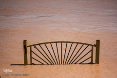 بالا آمدن سطح آب رودخانه کارون