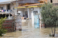 دوازدهمین روز سیل در «آق‌قلا»