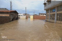 دوازدهمین روز سیل در «آق‌قلا»