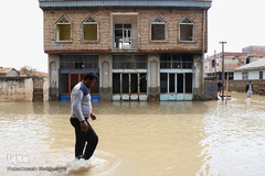 دوازدهمین روز سیل در «آق‌قلا»