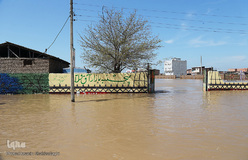 دوازدهمین روز سیل در «آق‌قلا»