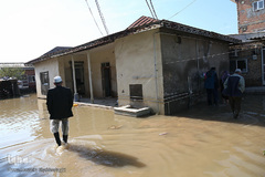 دوازدهمین روز سیل در «آق‌قلا»