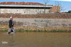 دوازدهمین روز سیل در «آق‌قلا»