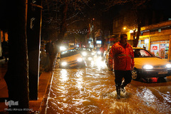 گرفتگی معابر در خرم‌آباد