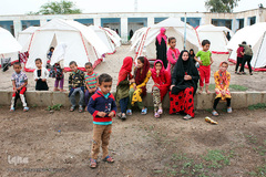 امداد فرهنگی به کودکان در مناطق سیل‌زده خوزستان