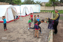 امداد فرهنگی به کودکان در مناطق سیل‌زده خوزستان