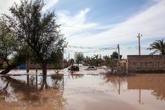 روستاهای گرفتار در سیل منطقه بامدژ