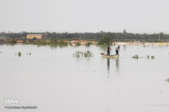 سیل در روستاهای غزاویه