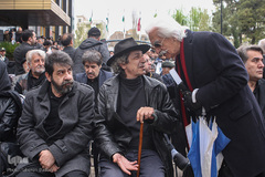 آیین تشییع پیکر جمشید مشایخی