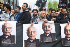 آیین تشییع پیکر جمشید مشایخی