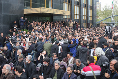 آیین تشییع پیکر جمشید مشایخی