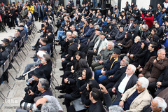 آیین تشییع پیکر جمشید مشایخی