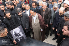 آیین تشییع پیکر جمشید مشایخی