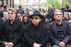 آیین تشییع پیکر جمشید مشایخی