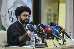 حجت‌الاسلام والمسلمین سید مصطفی حسینی در نشست خبری مسابقات بین المللی قرآن کریم