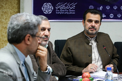 محمدرضا مسیب‌زاده، مسئول برگزاری این دوره از مسابقات در نشست خبری ششمین دوره مسابقات بین‌المللی قرآن دانش‌آموزان جهان اسلام