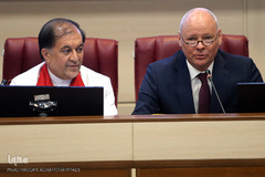 مراسم تحویل کمک‌های بشردوستانه آلمان برای سیل‌زدگان ایران