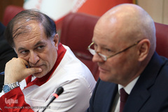 مراسم تحویل کمک‌های بشردوستانه آلمان برای سیل‌زدگان ایران