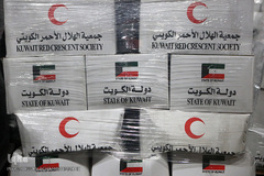 مراسم تحویل کمک‌های بشردوستانه آلمان برای سیل‌زدگان ایران