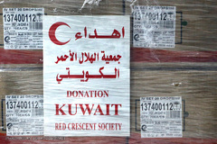 مراسم تحویل کمک‌های بشردوستانه آلمان برای سیل‌زدگان ایران