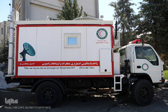 مراسم تحویل کمک‌های بشردوستانه آلمان برای سیل‌زدگان ایران