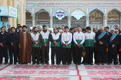 خطبه‌خوانی شعبانیه در مسجد مقدس جمکران