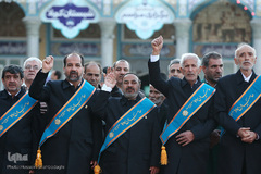 خطبه‌خوانی شعبانیه در مسجد مقدس جمکران