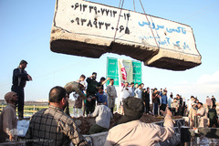 تلاش برای مقابله با سیل در اهواز