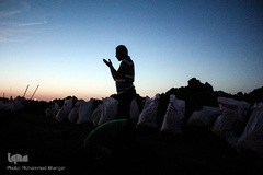 تلاش برای مقابله با سیل در اهواز