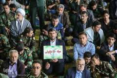 حمایت نمازگزاران جمعه از سپاه