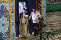 حمایت نمازگزاران جمعه از سپاه