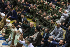 حمایت نمازگزاران جمعه از سپاه