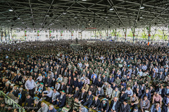 حمایت نمازگزاران جمعه از سپاه